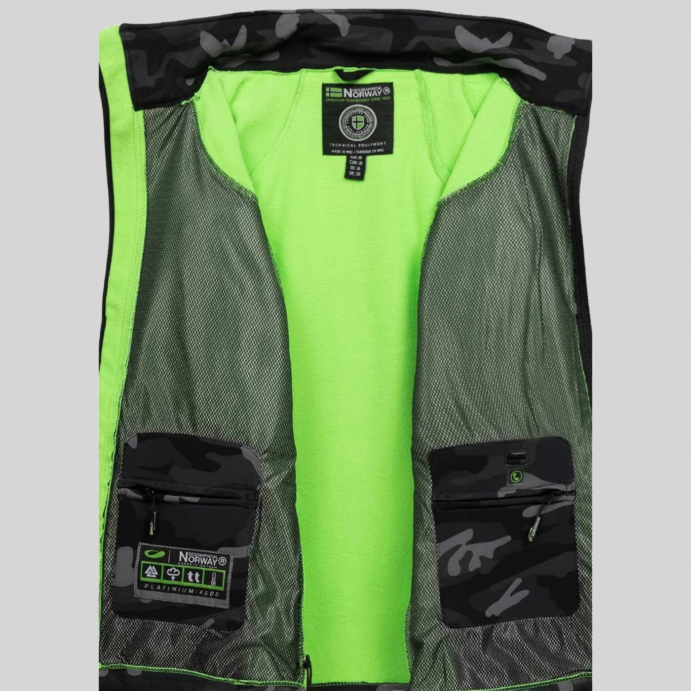 Geographical Norway TECHNO CAMO Homme - Softshell - Image 17