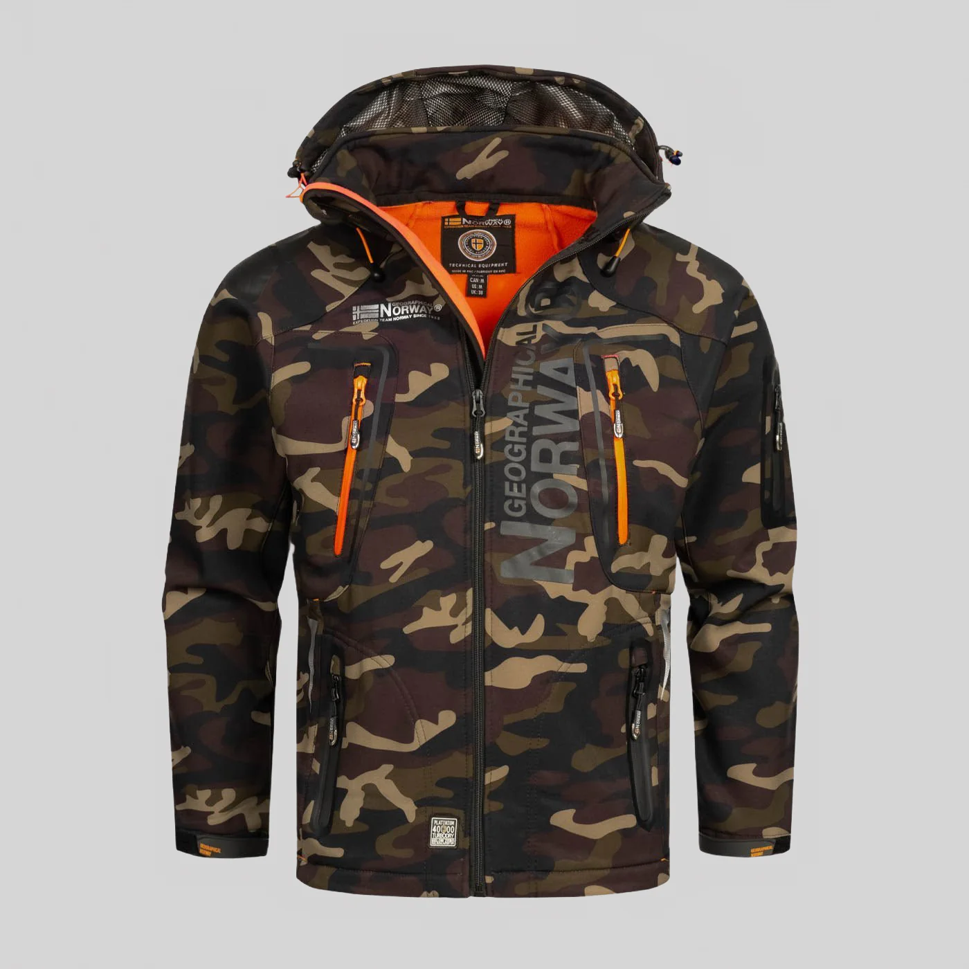 Geographical Norway TECHNO CAMO Homme - Softshell - Image 3